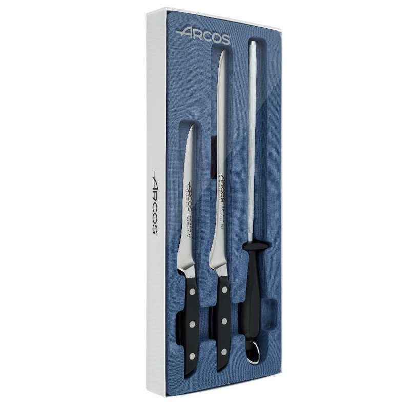 Set de cuchillos jamonero serie Manhattan de Arcos