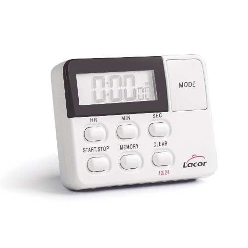Minuteur de cuisine magnétique avec alarme de Lacor