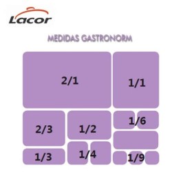 Rooster van rvs 18/10 Gastronorm van Lacor