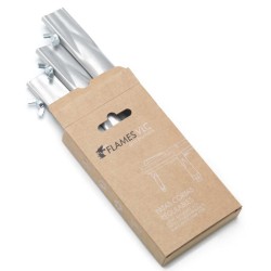 juego de patas regulables cortas para paelleros