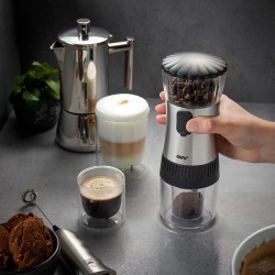Gefu Elektrische Kaffeemühle Polve mit USB-Ladung