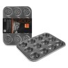 Molde Muffins 12 cav. perforado Crous de Ibili