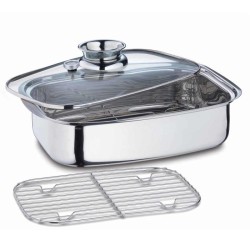 Rustidera asador de acero Inox. Aroma de Küchenprofi