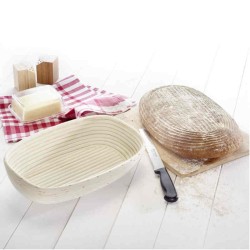 Banneton rettangolare con fodera per la lievitazione degli impasti Westmark