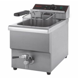 Freidora eléctrica profesional 8 Lts con grifo de vaciado de Pujadas