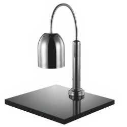 Warmhoudlamp voor gerechten met marmeren voet van Pujadas