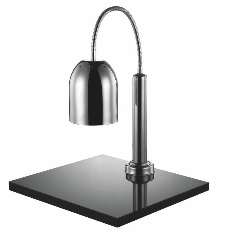 Warmhoudlamp voor gerechten met marmeren voet van Pujadas