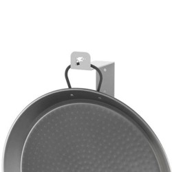 Suporte de parede para paelheiras em aço reforçado da Flames