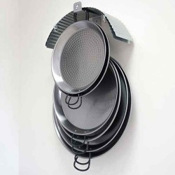 Suporte de parede para paelheiras em aço reforçado da Flames