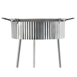 Modularer Windschutz für Paella-Brenner und Paella-Pfannen