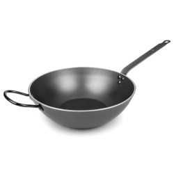 Antiaanbak aluminium wok Robust van Lacor