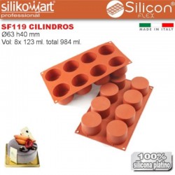 Molde cilindros SF119 Siliconflex de Silikomart