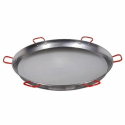 Plat à paella géant en acier poli de Garcima