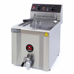 Freidora 8L con grifo de una cuba FE-8 de Sammic