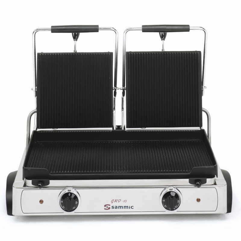 Plancha eléctrica doble hierro fundido Snack GRD-10 de Sammic