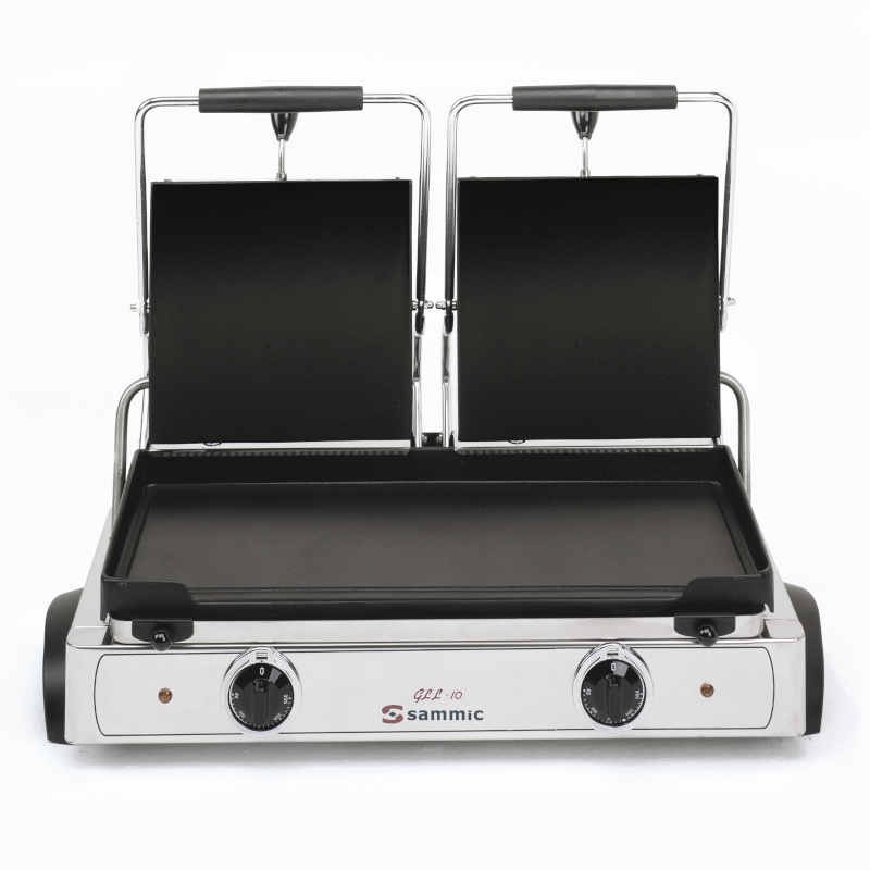 Plancha eléctrica doble hierro fundido Snack GLL-10 de Sammic