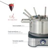 Fondue elettrica Grey Plus Lacor