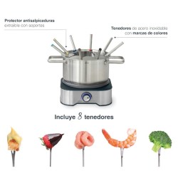 Fondue elettrica Grey Plus Lacor