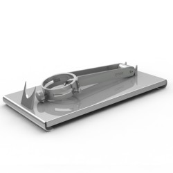 Hamhouder van rvs inklapbaar en 180° draaibaar S-HB3BG van Saigo