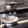 Rvs wok + adapterring voor inductie van De Buyer