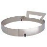 De Buyer stainless steel wok + induction adapter stand