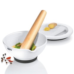 Gefu Porzellanmörser mit Reibe Suri