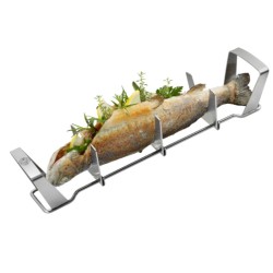 Gefu fish holder for barbecue and oven