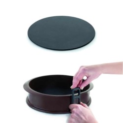 Molde redondo desmontable de silicona de Lacor