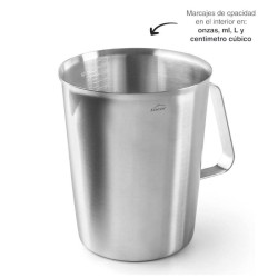 Jarras medidoras de acero inox 18/10 de Lacor