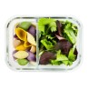 Táper rectangular de doble compartimento Lunch Away de Ibili