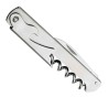 Boj waiter's corkscrew in stainless steel with foil knife
