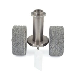 Accesorio de soporte de acero inox para la conchadora Twin Stones de 100%Chef