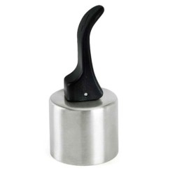 Stainless steel wine bottle stopper by Boj