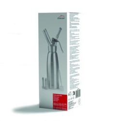 Siphon à espumas et crèmes Epicure en acier inox 18/10 de Lacor
