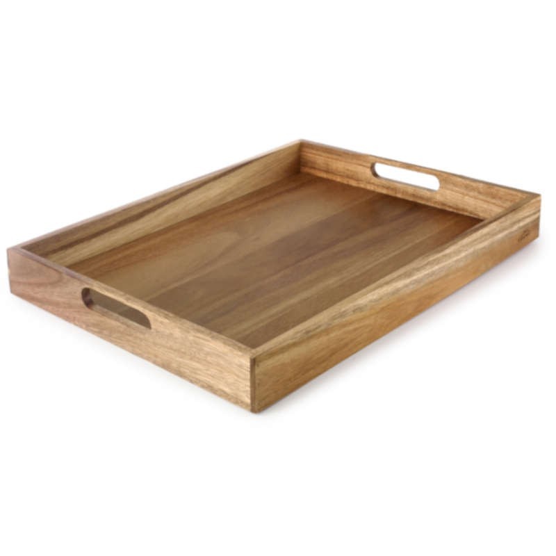 Vassoio room service in legno Nord Buffet Lacor
