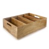 Cassetta portaposate GN 1/1 in legno Nord Buffet Lacor