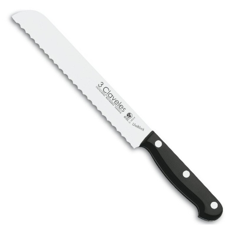 Cuchillo panero de 20 cm Uniblock de 3 Claveles