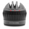 Afilador de cuchillos fijación con ventosa de 3 Claveles