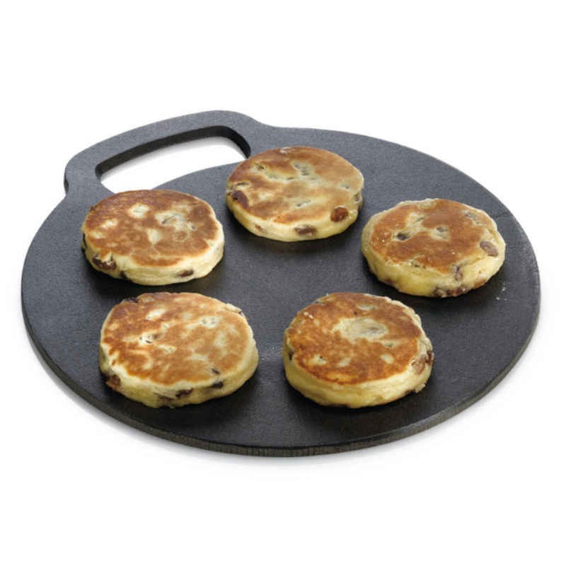 Gietijzeren bakplaat van Ø 27 cm van KitchenCraft