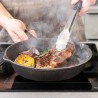 KitchenCraft Deluxe Gusseisen-Bratpfanne Ø 24 cm