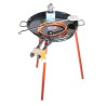 Set klassieke paellabrander 50 cm en geëmailleerde paellapan 60 cm