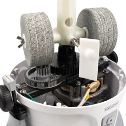 Conchadora basculante Twin Stones de 100% Chef, de uso profesional