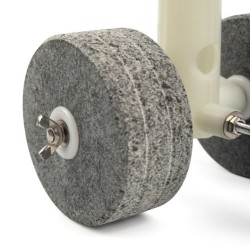 Conchadora basculante Twin Stones de 100% Chef, de uso profesional