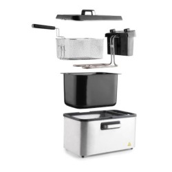 Freidora doméstica eléctrica Intact de Lacor en oferta