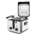 Freidora eléctrica compacta y antiolor Vue de Lacor con descuento