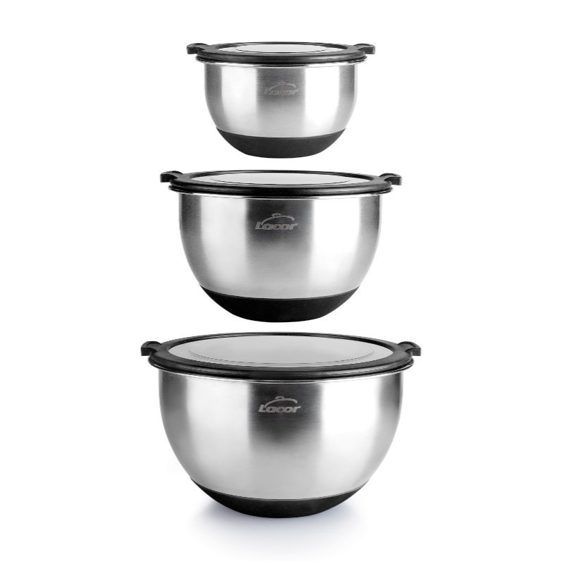 Set de 3 boles de acero INOX 18/10 Adapt de Lacor
