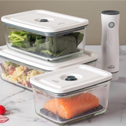 Táper de vidrio al vacío Smart de Lacor | Hiperchef