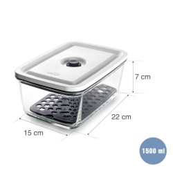 Táper al vacío de vidrio Smart de Lacor