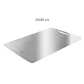 Tabla de cortar de acero inoxidable 18/10 de Lacor con descuento
