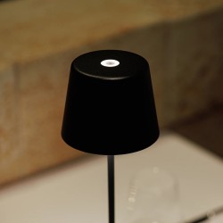 Lámpara Lune Black sin cable Lacor | Iluminación IP65 para hostelería